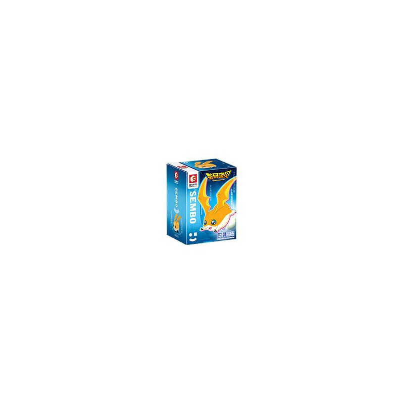 SEMBO 609313 non  DIGIMON PATAMON bộ đồ chơi xếp lắp ráp ghép mô hình Digimon Adventure Cuộc Phưu Lưu Của Quái Vật Số 84 khối