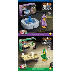 RENZAIMA 776 non  8 KIỂU GIẾT NGỖNG VỊT bộ đồ chơi xếp lắp ráp ghép mô hình Movie & Game GOOSE DUCK Phim Và Trò Chơi