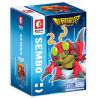 SEMBO 609310 non  CON THÚ BỌ CÁNH CỨNG bộ đồ chơi xếp lắp ráp ghép mô hình Digimon Adventure Cuộc Phưu Lưu Của Quái Vật Số 120 khối