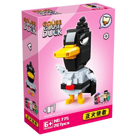 RENZAIMA 775 non  GIẾT NGỖNG VÀ VỊT SỨ GIẢ CỦA CÔNG LÝ bộ đồ chơi xếp lắp ráp ghép mô hình Movie & Game GOOSE DUCK Phim Và Trò Chơi 207 khối