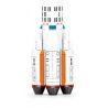 SEMBO 203310 non  NGƯỜI VẬN TẢI KHOA HỌC VIỄN TƯỞNG bộ đồ chơi xếp lắp ráp ghép mô hình Space SEA OF STARS Thám Hiểm Không Gian 1335 khối