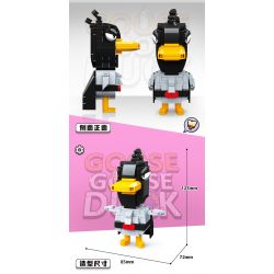 RENZAIMA 775 non  GIẾT NGỖNG VÀ VỊT SỨ GIẢ CỦA CÔNG LÝ bộ đồ chơi xếp lắp ráp ghép mô hình Movie & Game GOOSE DUCK Phim Và Trò Chơi 207 khối