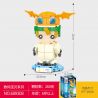 SEMBO 609308 non  NÚI TAKAISHI bộ đồ chơi xếp lắp ráp ghép mô hình Digimon Adventure Cuộc Phưu Lưu Của Quái Vật Số 260 khối