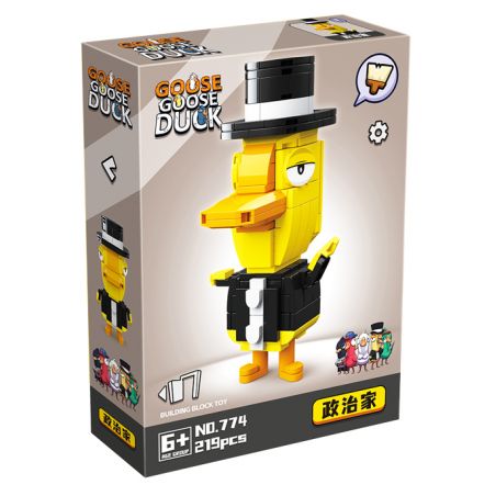 RENZAIMA 774 non  GIẾT NGỖNG VÀ VỊT CÁC CHÍNH TRỊ GIA bộ đồ chơi xếp lắp ráp ghép mô hình Movie & Game GOOSE DUCK Phim Và Trò Chơi 219 khối