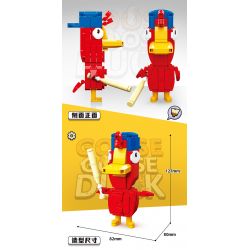 RENZAIMA 772 non  GIẾT NGỖNG VÀ VỊT CANADA bộ đồ chơi xếp lắp ráp ghép mô hình Movie & Game GOOSE DUCK Phim Và Trò Chơi 222 khối