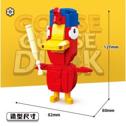 RENZAIMA 772 non  GIẾT NGỖNG VÀ VỊT CANADA bộ đồ chơi xếp lắp ráp ghép mô hình Movie & Game GOOSE DUCK Phim Và Trò Chơi 222 khối