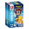 SEMBO 609301 non  YAGAMI TAICHI bộ đồ chơi xếp lắp ráp ghép mô hình Digimon Adventure Cuộc Phưu Lưu Của Quái Vật Số 263 khối