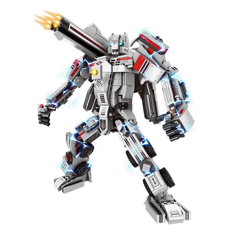 FORANGE FC3818 3818 non  ARMOR PIONEER HÒA BÌNH KẾT HỢP YI AHUA WARCAT 8 bộ đồ chơi xếp lắp ráp ghép mô hình Creator DIVERSE COMBINATIONS Sáng Tạo 1136 khối