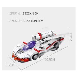 JIESTAR 92034 non  CHAP 008 bộ đồ chơi xếp lắp ráp ghép mô hình ISSUXARK 008 773 khối