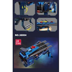 JIESTAR 58004 non  MÓNG SÓI BĂNG bộ đồ chơi xếp lắp ráp ghép mô hình  ICE-WOLF CLAW Kỹ Thuật Công Nghệ Cao Mô Hình Phương Tiện 217 khối