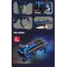 JIESTAR 58004 non  MÓNG SÓI BĂNG bộ đồ chơi xếp lắp ráp ghép mô hình  ICE-WOLF CLAW Kỹ Thuật Công Nghệ Cao Mô Hình Phương Tiện 217 khối
