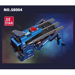 JIESTAR 58004 non  MÓNG SÓI BĂNG bộ đồ chơi xếp lắp ráp ghép mô hình  ICE-WOLF CLAW Kỹ Thuật Công Nghệ Cao Mô Hình Phương Tiện 217 khối