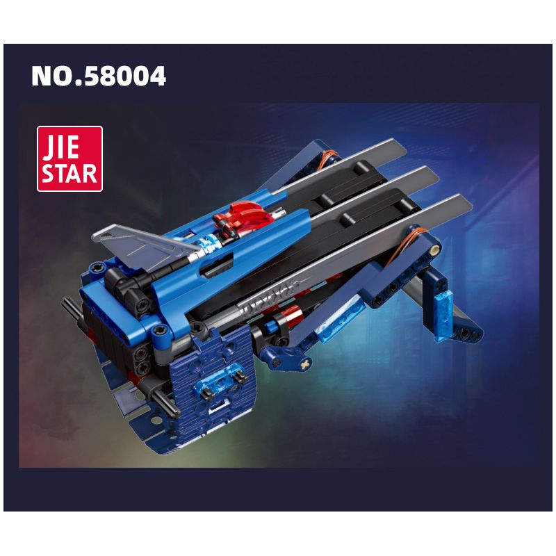 JIESTAR 58004 non  MÓNG SÓI BĂNG bộ đồ chơi xếp lắp ráp ghép mô hình  ICE-WOLF CLAW Kỹ Thuật Công Nghệ Cao Mô Hình Phương Tiện 217 khối