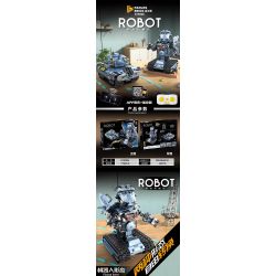 PanlosBrick 675006 Panlos Brick 675006 non  ROBOT XE TĂNG ĐIỀU KHIỂN TỪ XA bộ đồ chơi xếp lắp ráp ghép mô hình 779 khối