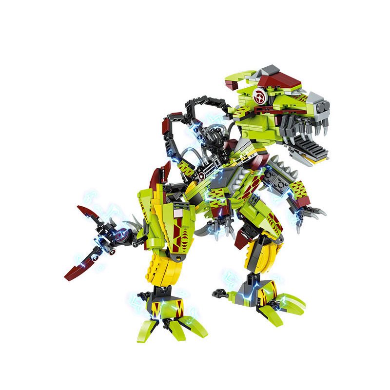 FORANGE FC3811 3811 non Lego BẠO LỰC TỪ TÍNH KẾT HỢP WANGLONG 8 RỒNG CỔ DÀI CÁNH TYRANT TYRANNOSAURUS JIANLONG CỘT SỐNG ĐÔI TAM GIÁC RẮN bộ đồ chơi xếp lắp ráp ghép mô hình Creator DIVERSE COMBINATIONS Sáng Tạo 773 khối