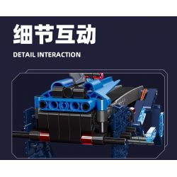 JIESTAR 58004 non  MÓNG SÓI BĂNG bộ đồ chơi xếp lắp ráp ghép mô hình  ICE-WOLF CLAW Kỹ Thuật Công Nghệ Cao Mô Hình Phương Tiện 217 khối