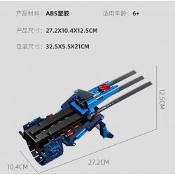 JIESTAR 58004 non  MÓNG SÓI BĂNG bộ đồ chơi xếp lắp ráp ghép mô hình  ICE-WOLF CLAW Kỹ Thuật Công Nghệ Cao Mô Hình Phương Tiện 217 khối