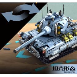 PanlosBrick 675006 Panlos Brick 675006 non  ROBOT XE TĂNG ĐIỀU KHIỂN TỪ XA bộ đồ chơi xếp lắp ráp ghép mô hình 779 khối