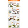 FORANGE FC3811 3811 non  BẠO LỰC TỪ TÍNH KẾT HỢP WANGLONG 8 RỒNG CỔ DÀI CÁNH TYRANT TYRANNOSAURUS JIANLONG CỘT SỐNG ĐÔI TAM GIÁC RẮN bộ đồ chơi xếp lắp ráp ghép mô hình Creator DIVERSE COMBINATIONS Sáng Tạo 773 khối