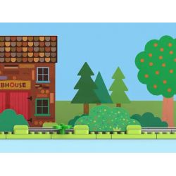 CADA DOUBLEE C31012 31012 non  CHÀO! DODGE HUY HIỆU TRANH bộ đồ chơi xếp lắp ráp ghép mô hình Movie & Game HEY DUGGEE Phim Và Trò Chơi 59 khối