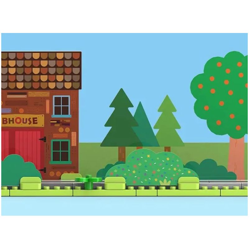 CADA DOUBLEE C31012 31012 non  CHÀO! DODGE HUY HIỆU TRANH bộ đồ chơi xếp lắp ráp ghép mô hình Movie & Game HEY DUGGEE Phim Và Trò Chơi 59 khối