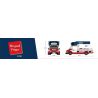 ROYAL TOYS RT01 non  XE BÁN KEM HỒNG KÔNG bộ đồ chơi xếp lắp ráp ghép mô hình City CITY STORY:HONG KONG SOFTEE CAR Thành Phố 303 khối