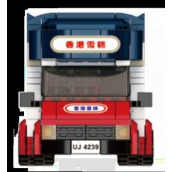 ROYAL TOYS RT01 non  XE BÁN KEM HỒNG KÔNG bộ đồ chơi xếp lắp ráp ghép mô hình City CITY STORY:HONG KONG SOFTEE CAR Thành Phố 303 khối