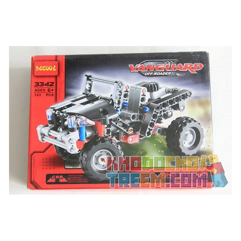 NOT Lego OFF-ROADER 8066 JISI 3343 3342 xếp lắp ráp ghép mô hình XE Ô TÔ JEEP ( MẪU 1) ĐỊA HÌNH Technic Kỹ Thuật Công Nghệ Cao Mô Hình Phương Tiện 141 khối