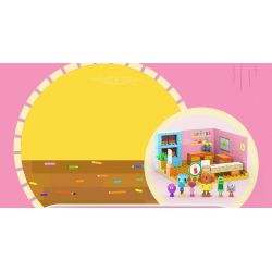 CADA DOUBLEE C31011 31011 non  CHÀO! NÉ TRÁNH HUY HIỆU KHÔNG GIAN bộ đồ chơi xếp lắp ráp ghép mô hình Movie & Game HEY DUGGEE Phim Và Trò Chơi 37 khối