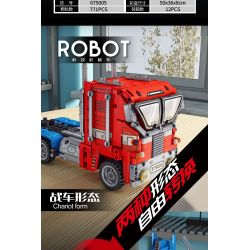 PanlosBrick 675005 Panlos Brick 675005 non  XE TẢI BIẾN HÌNH OPTIMUS PRIME MECHA bộ đồ chơi xếp lắp ráp ghép mô hình ROBOT 771 khối