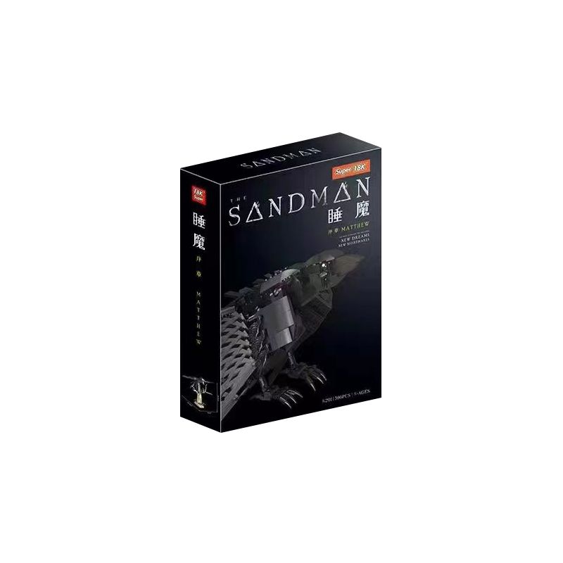 SUPER 18K K201 non  NGƯỜI CÁT QUẠ bộ đồ chơi xếp lắp ráp ghép mô hình Dc Comics Super Heroes THE SANDMAN Siêu Anh Hùng Dc 596 khối