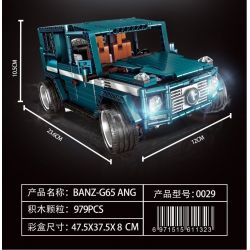 LIN07 0029 non  MERCEDES G65 AMG bộ đồ chơi xếp lắp ráp ghép mô hình  BENZ G65 AMG Kỹ Thuật Công Nghệ Cao Mô Hình Phương Tiện 979 khối