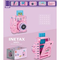 ZHEGAO 00908 non  FTSE POLAROID bộ đồ chơi xếp lắp ráp ghép mô hình Creator Expert FOJIFILN POLAROID INETAX MINI7C Chuyên Gia Sáng Tạo 494 khối