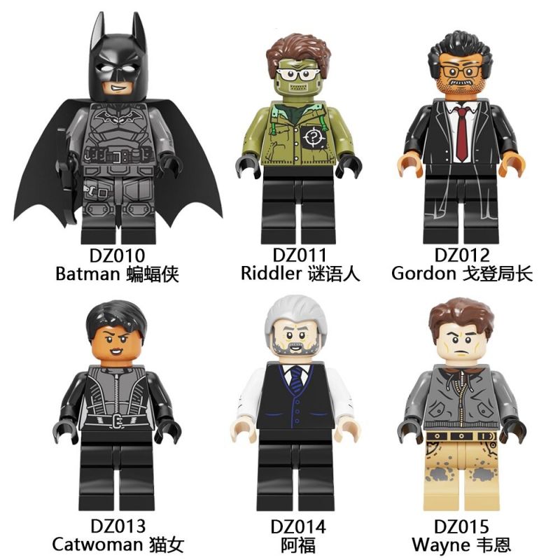 UNKNOWN DZ010 DZ011 DZ012 DZ013 DZ014 DZ015 non Lego BATMAN MINIFIGURES 6 LOẠI bộ đồ chơi xếp lắp ráp ghép mô hình The Lego Batman Movie Người Dơi Bảo Vệ Gotham