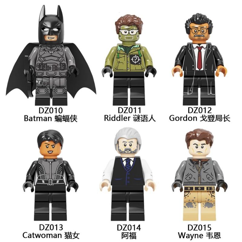 UNKNOWN DZ015 DZ010 DZ011 DZ012 DZ013 DZ014 non Lego BATMAN MINIFIGURES 6 LOẠI bộ đồ chơi xếp lắp ráp ghép mô hình The Lego Batman Movie Người Dơi Bảo Vệ Gotham