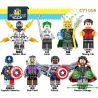 CHENGYI CY1009 1009 CY062 CY063 CY064 CY065 CY066 CY067 CY068 CY069 non  8 NHÂN VẬT SIÊU ANH HÙNG bộ đồ chơi xếp lắp ráp ghép mô hình Super Heroes Siêu Nhân Anh Hùng