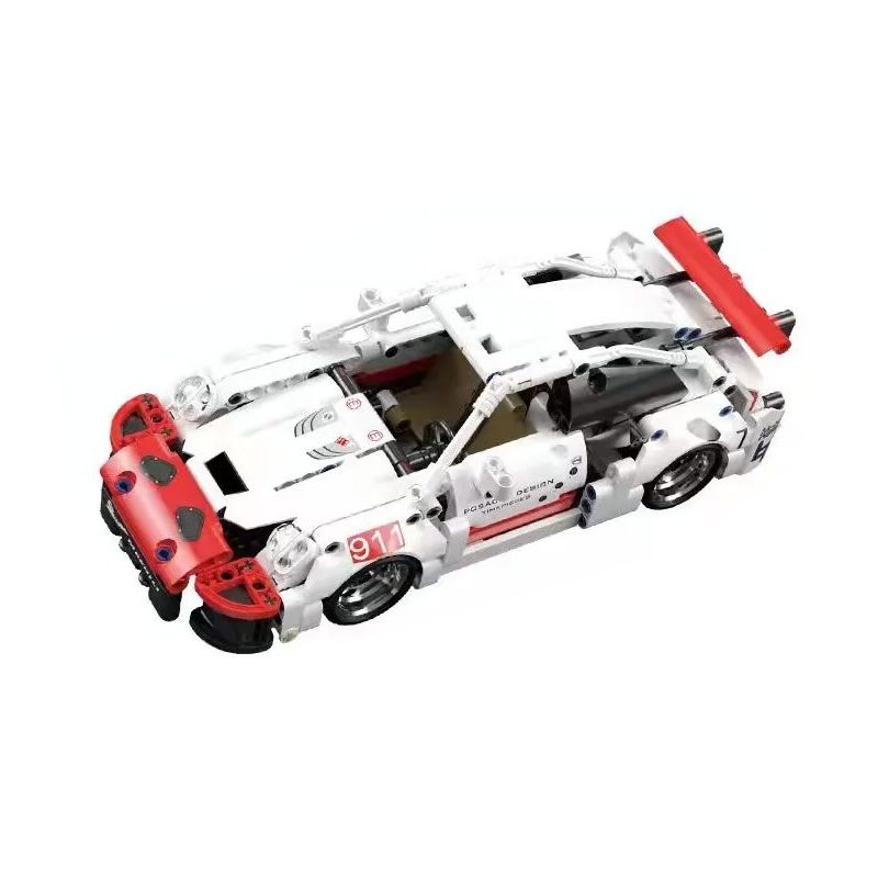 PROGRESS MODEL 10237 non Lego XE BUÝT KÉO TRỞ LẠI PORSCHE 911 bộ đồ chơi xếp lắp ráp ghép mô hình SPEED & FURIOUS 537 khối