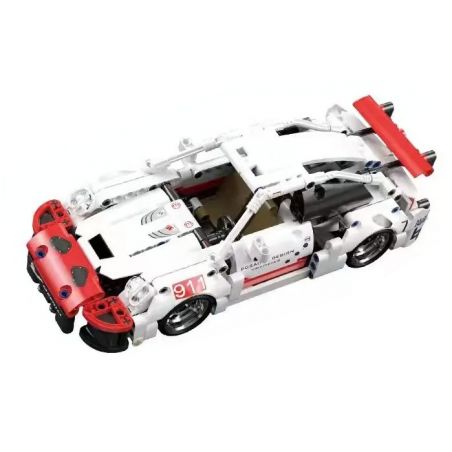 PROGRESS MODEL 10237 non  XE BUÝT KÉO TRỞ LẠI PORSCHE 911 bộ đồ chơi xếp lắp ráp ghép mô hình SPEED & FURIOUS 537 khối