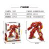 LEDUO 76107 non  MECHA CHỐNG HULK MK45 bộ đồ chơi xếp lắp ráp ghép mô hình Marvel Super Heroes Siêu Anh Hùng Marvel 977 khối