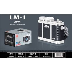 ZHEGAO 00905 non  MÁY ẢNH KỸ THUẬT SỐ bộ đồ chơi xếp lắp ráp ghép mô hình Creator Expert LANMUI LM-1 A974 DIGITAL CAMERA Chuyên Gia Sáng Tạo 474 khối