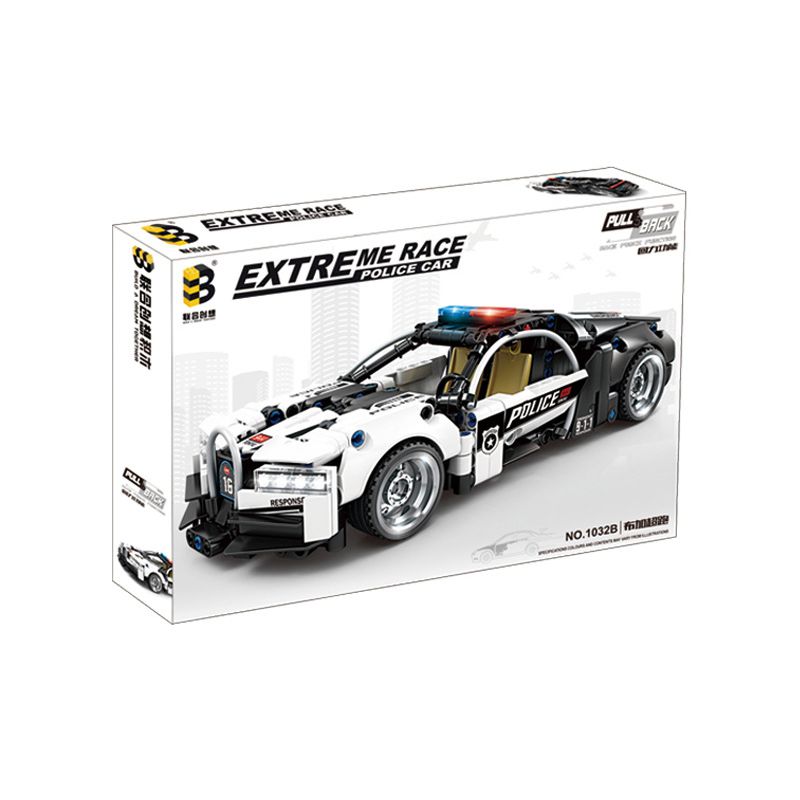 B BRAND 1032B PROGRESS MODEL 10236 non  XE CẢNH SÁT BUDDI DUBAI bộ đồ chơi xếp lắp ráp ghép mô hình SPEED & FURIOUS 556 khối