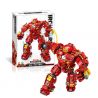 B BRAND 76106B LEDUO 76106 non  MECHA CHỐNG HULK MK44 bộ đồ chơi xếp lắp ráp ghép mô hình Marvel Super Heroes Siêu Anh Hùng Marvel 586 khối