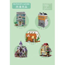 MorkModel 10209 Mork Model 10209 non  QUÁN CÀ PHÊ LỘN NGƯỢC bộ đồ chơi xếp lắp ráp ghép mô hình Modular Buildings UPSIDE DOWN CAFE Mô Hình Nhà Cửa 3118 khối