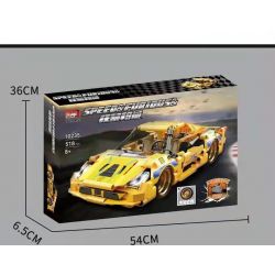 PROGRESS MODEL 10235 non  TRỞ LẠI XE bộ đồ chơi xếp lắp ráp ghép mô hình SPEED & FURIOUS 518 khối