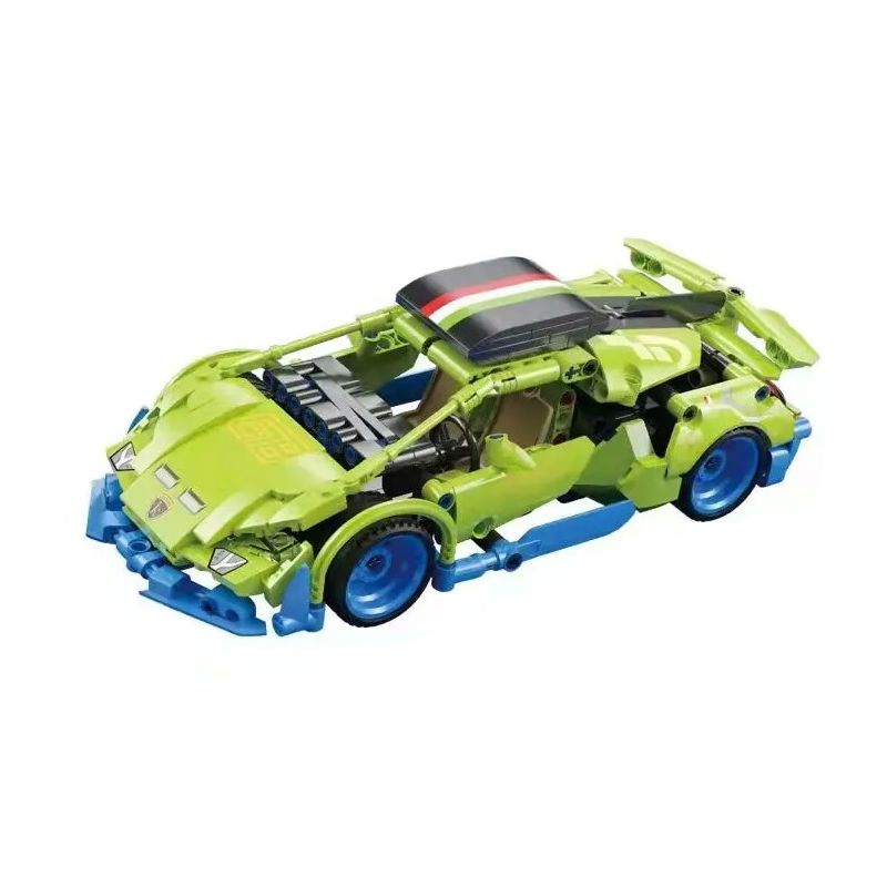 PROGRESS MODEL 10234 non Lego LAMBORGHINI TRỞ LẠI XE bộ đồ chơi xếp lắp ráp ghép mô hình SPEED & FURIOUS 533 khối