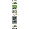 PROGRESS MODEL 10234 non  LAMBORGHINI TRỞ LẠI XE bộ đồ chơi xếp lắp ráp ghép mô hình SPEED & FURIOUS 533 khối