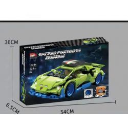 PROGRESS MODEL 10234 non  LAMBORGHINI TRỞ LẠI XE bộ đồ chơi xếp lắp ráp ghép mô hình SPEED & FURIOUS 533 khối