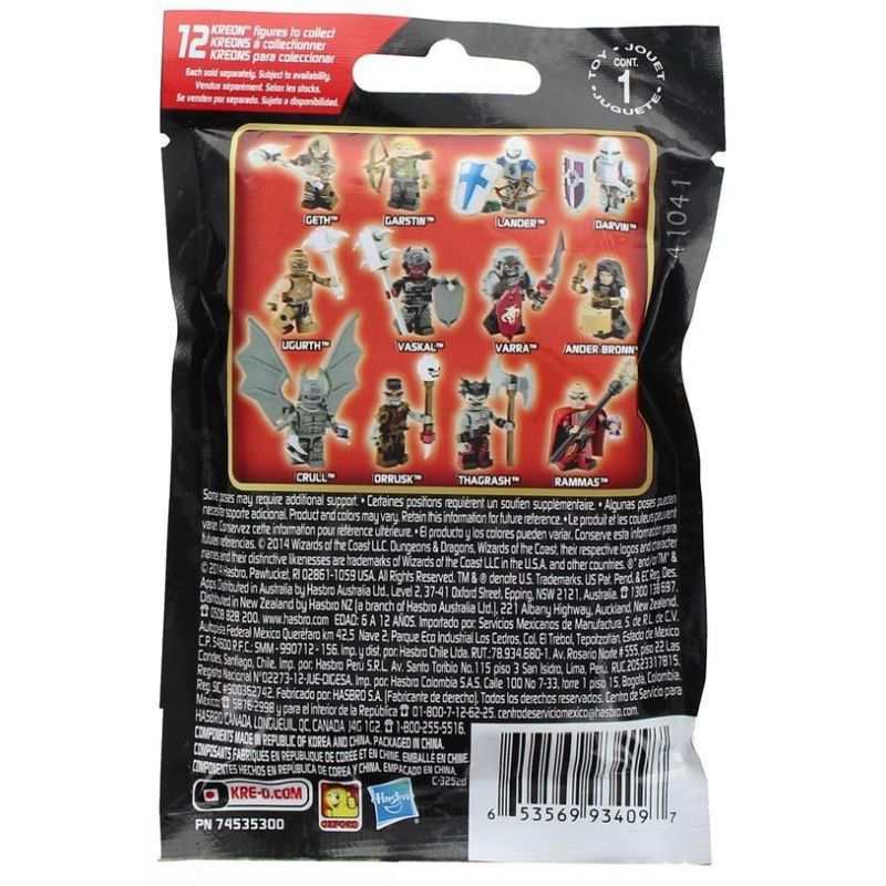 KRE-O A6735 6735 non  DUNGEONS & DRAGONS GÓI XÂY DỰNG QUÂN ĐỘI WAVE 2 bộ đồ chơi xếp lắp ráp ghép mô hình Computer Games ARMY BUILDER PACK WAVE2 Trò Chơi