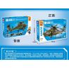 SEMBO 202152 non  TRỰC THĂNG -20 MÁY BAY VŨ TRANG bộ đồ chơi xếp lắp ráp ghép mô hình Military Army Z-20 ATTACK HELICOPTER Quân Sự Bộ Đội 750 khối