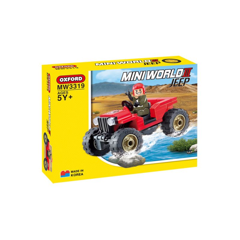 OXFORD MW3319 3319 non Lego XE JEEP bộ đồ chơi xếp lắp ráp ghép mô hình City Thành Phố